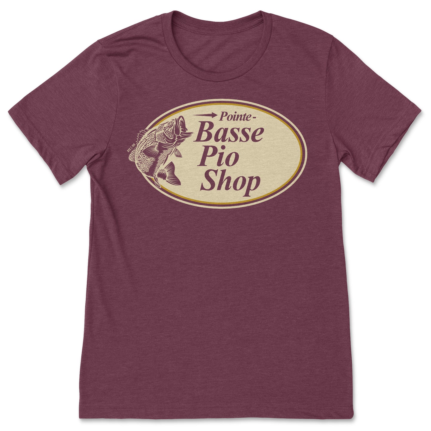 T-Shirt Pointe Basse Pio Shop Maron